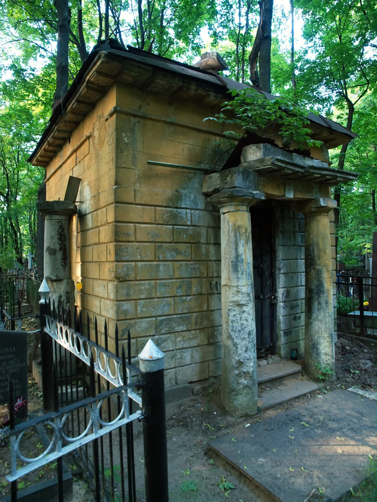 Часовня-склеп на Введенском кладбище, 2008 год