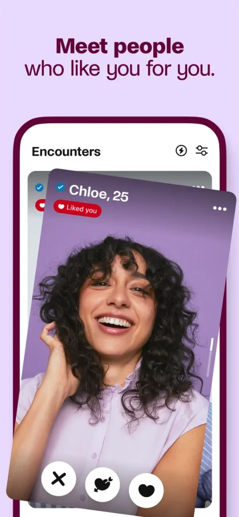 Badoo: Анкеты в разделе Encounters